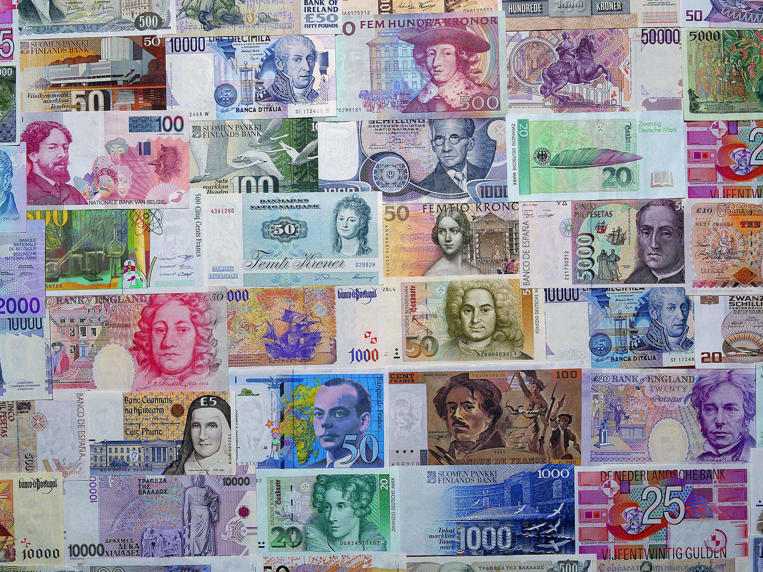 Collage of Banknotes